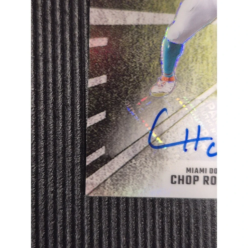 2024 Panini Donruss Optic Chop Robinson #HM-CRN HashMarks (AU)(RC) Dolphins
